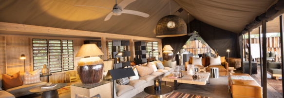 Machaba Safaris Web Kiri Camp Gallery Main Tent Lounge