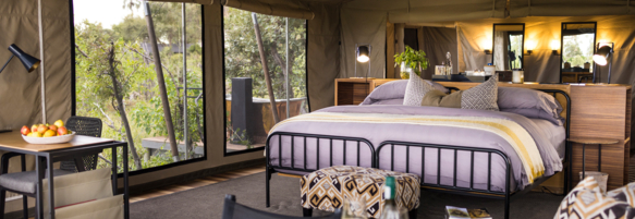 Machaba Web Botswana Gomoti Private Rooms Dining In Tent