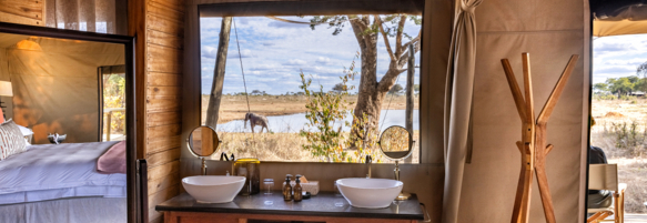 Machaba Gallery Camps Verneys Wildlife Viewing From Bedroom