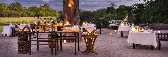 Machaba Botswana Okavango Delta Little Machaba Gallery Outdoors Dining