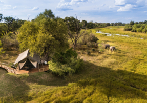 Machaba Botswana Okavango Delta Little Machaba Gallery Room Aerial