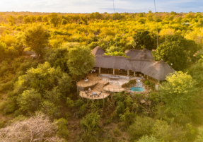Machaba Safaris Web Ngoma Lodge Aerial Teak Forests