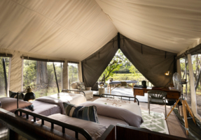 Machaba Safaris Web Botswana Machaba Camp Room Gallery View From Tent
