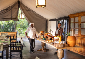 Machaba Safaris Web Botswana Machaba Camp Main Tent Dining