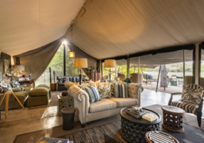 Machaba Safaris Web Botswana Machaba Camp Main Tent