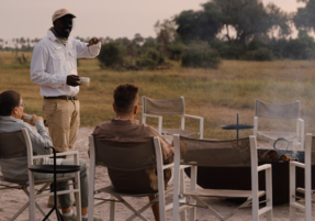 Machaba Safaris Web Botswana Gomoti Camp Gallery Strories Around Fire